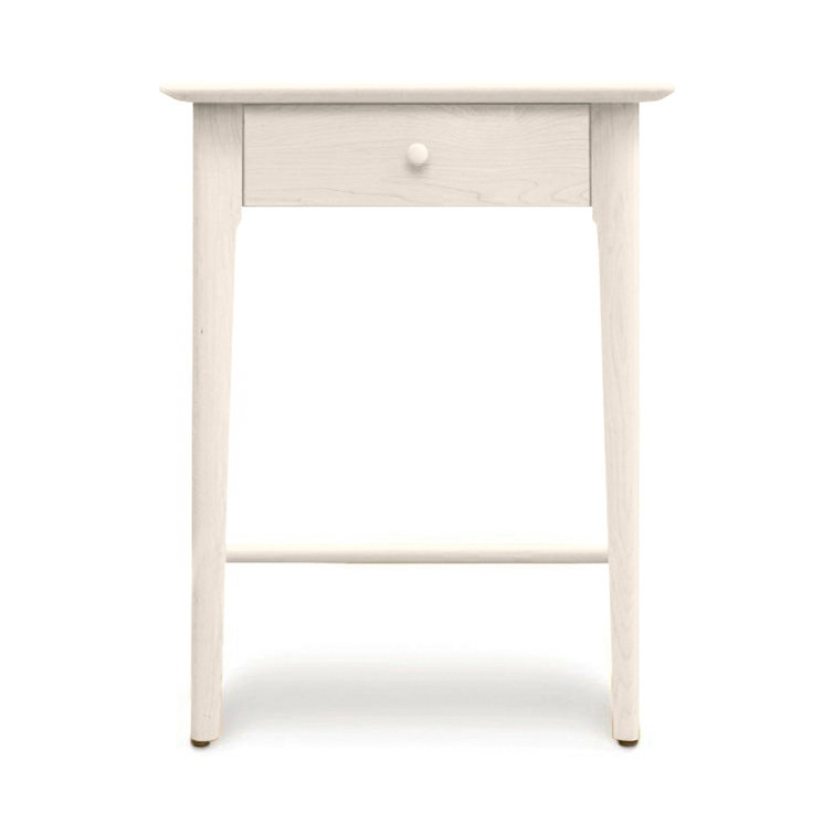 Maple and Cherry Solid Wood 1-Drawer Nightstand