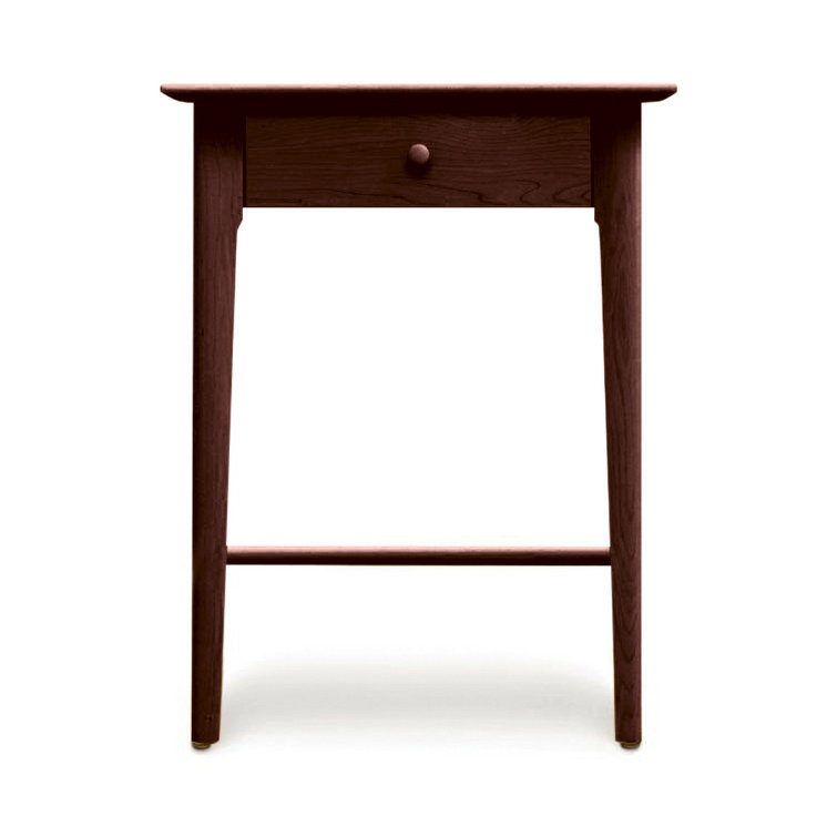Maple and Cherry Solid Wood 1-Drawer Nightstand