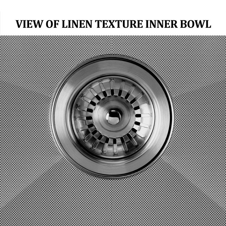Gunmetal Stainless Steel Drop-In Single Bowl Kitchen Sink