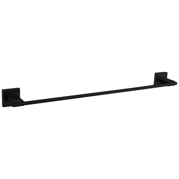 Trova 18'' Matte Black Wall Mounted Towel Bar
