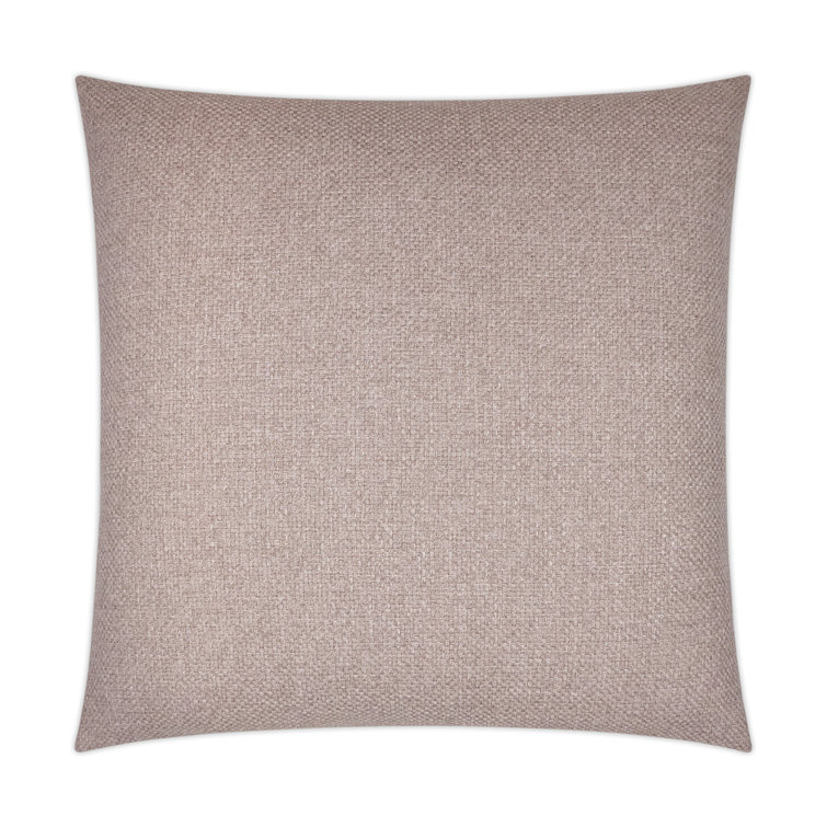 Gold 24" Square Polyester Decorative Throw Pillow