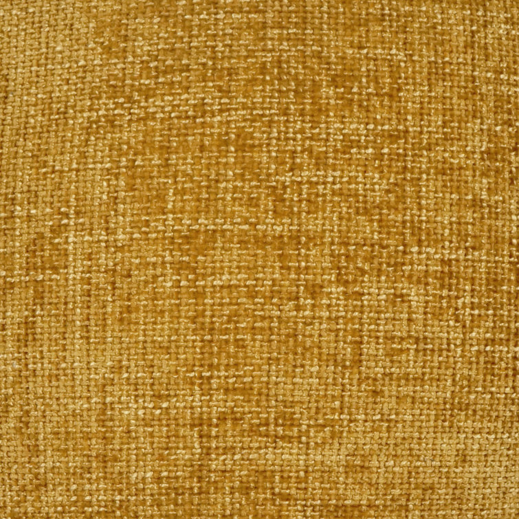 Gold 24" Square Polyester Decorative Throw Pillow