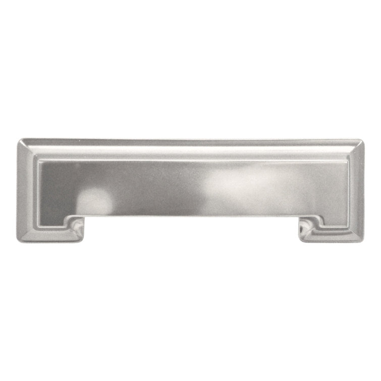 Stainless Steel Modern Cup Pull Handle with Mounting Hardware