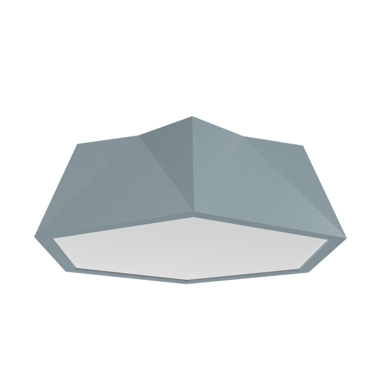 American Walnut LED Flush Mount Ceiling Light