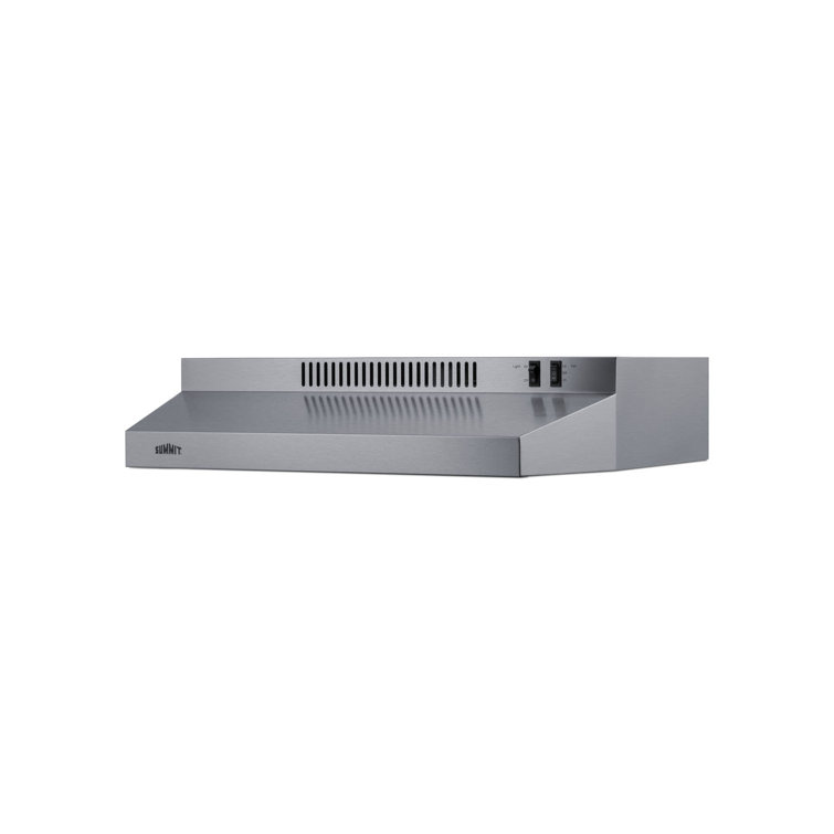 Summit 24" Stainless Steel Convertible Under Cabinet Range Hood