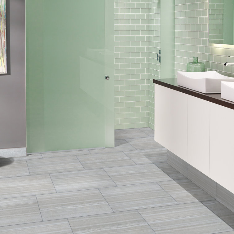 Charisma White 12" x 24" Matte Glazed Ceramic Tile