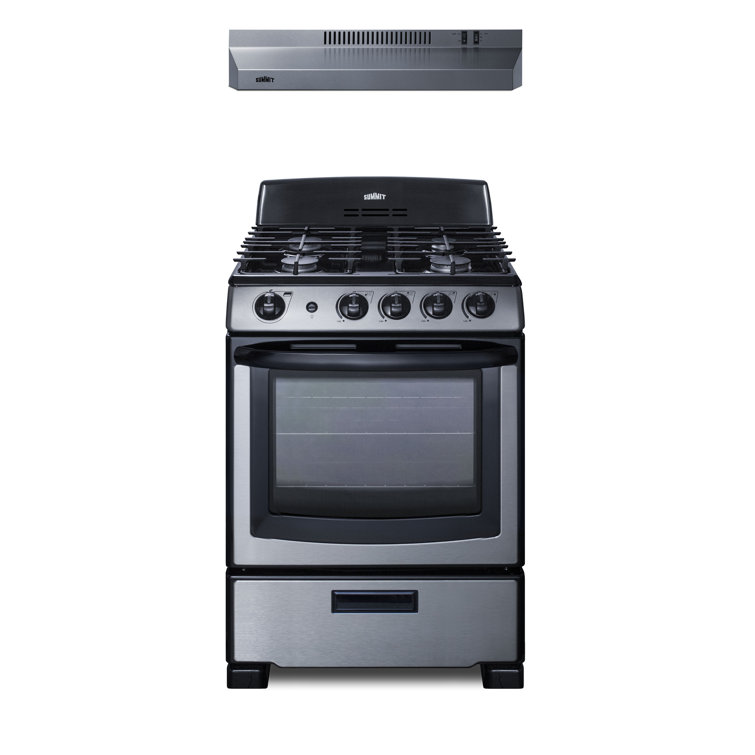 Summit 24" Stainless Steel Convertible Under Cabinet Range Hood