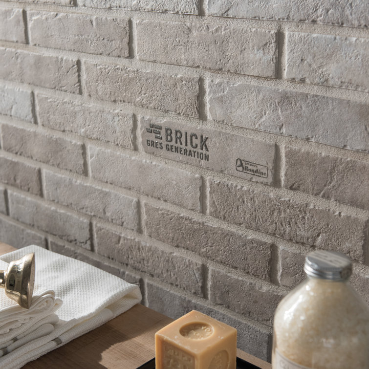 Tribeca Sand Ivory Porcelain Brick Look Wall Tile