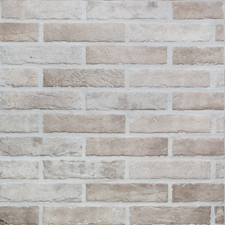 Tribeca Sand Ivory Porcelain Brick Look Wall Tile
