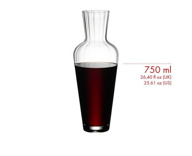 RIEDEL 12" Clear Crystal Glass Wine Decanter