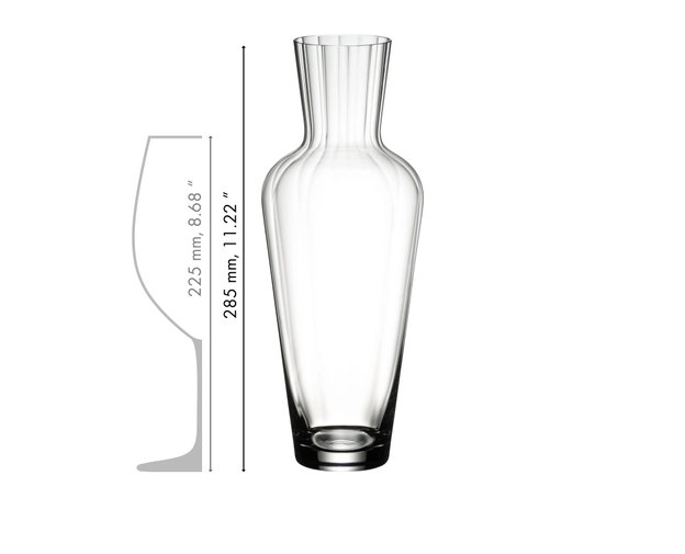 RIEDEL 12" Clear Crystal Glass Wine Decanter