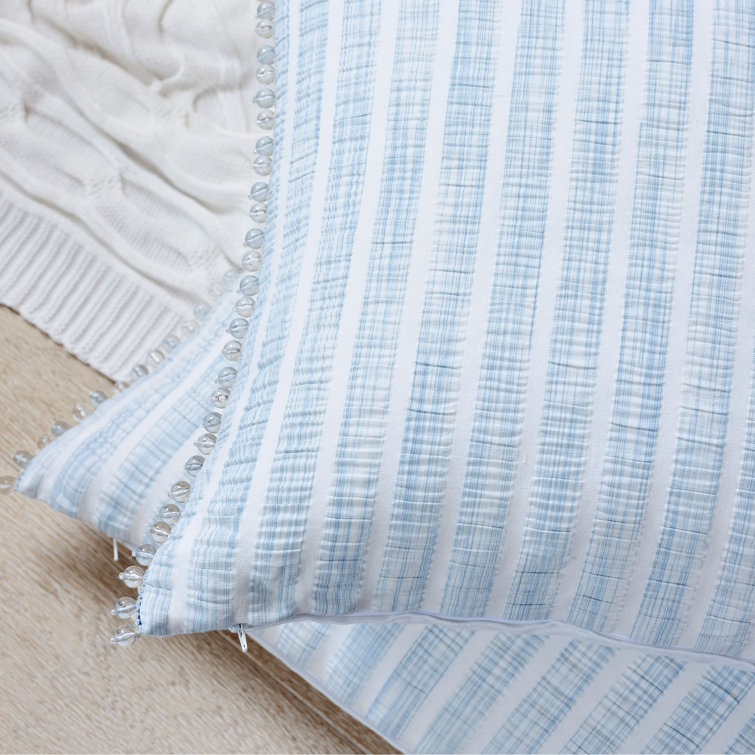 California King Cotton Coastal Floral Duvet Cover Set