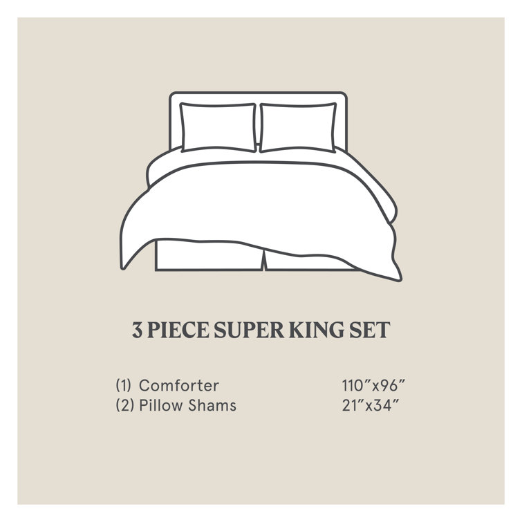 Light Tan Chenille Herringbone King Comforter Set