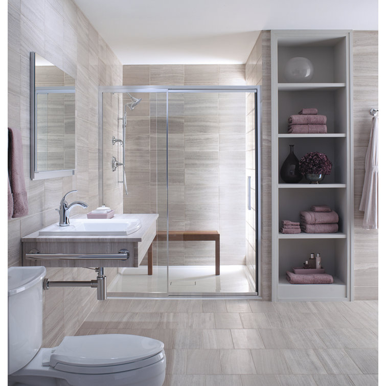 Archer Biscuit Rectangular Ceramic Topmount Bathroom Sink
