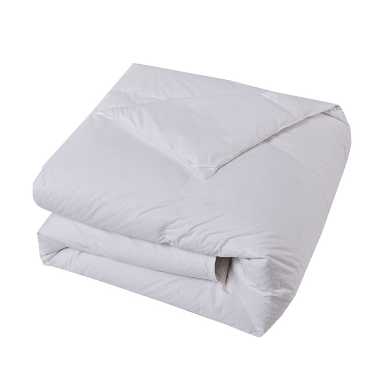 Organic White Cotton Down Twin Bedspread Set