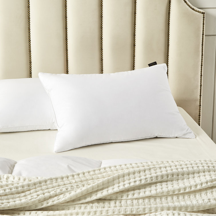 Jumbo White Hypoallergenic Down Alternative Pillow Set