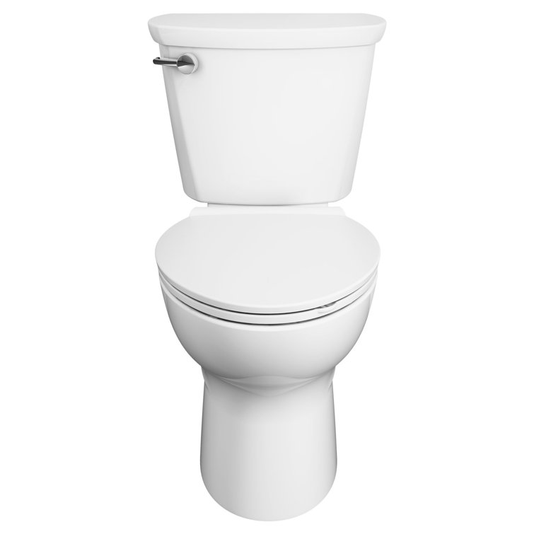 White Elongated Two-Piece High Efficiency Toilet