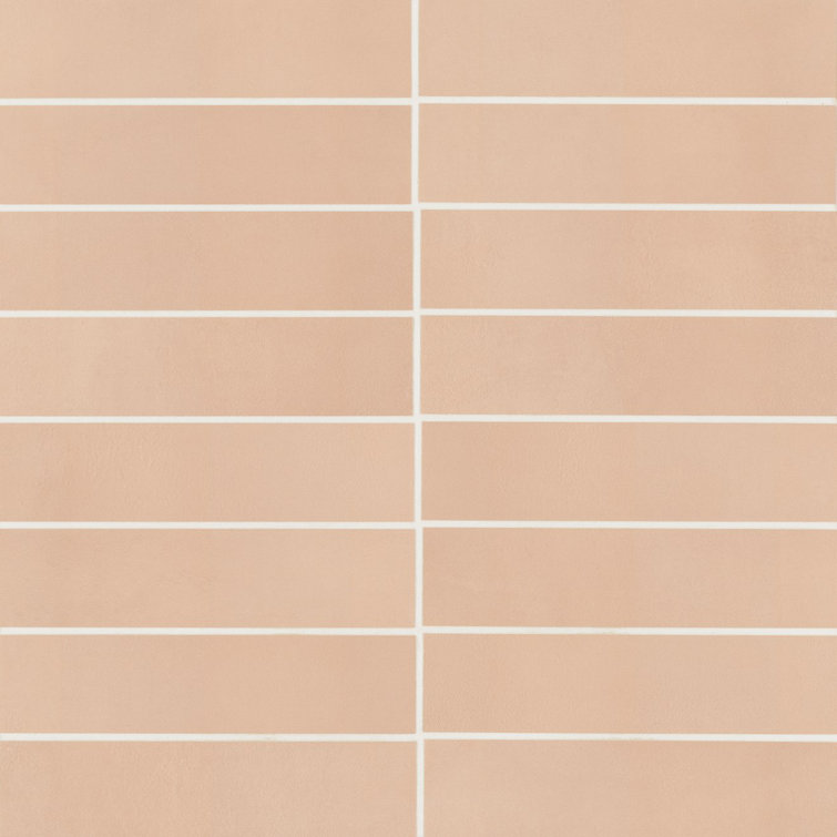 Sahara 3" x 12" Matte Rose Porcelain Wall & Floor Tile