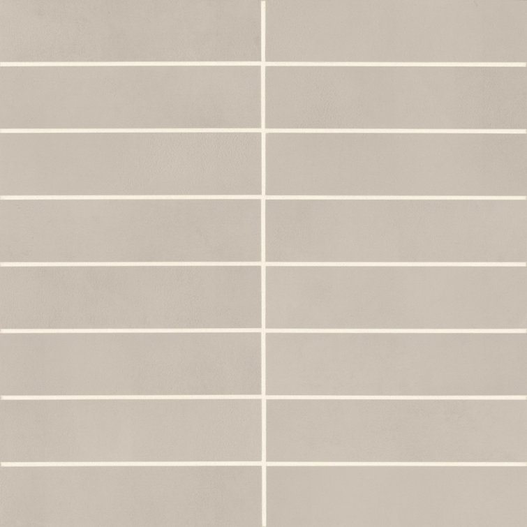 Sahara 3" x 12" Matte Gray Porcelain Wall & Floor Tile