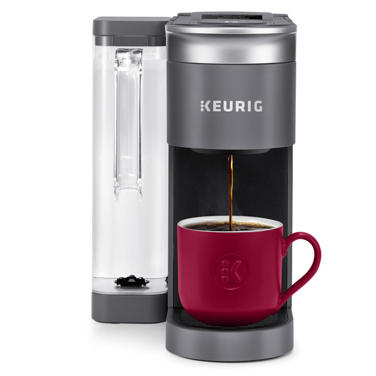 Gray Smart Single Serve Coffee Maker with WiFi Compatibility