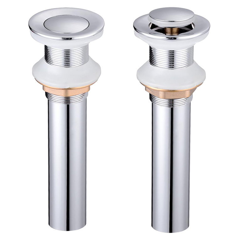 Polished Chrome Solid Brass Pop-Up Drain Stopper