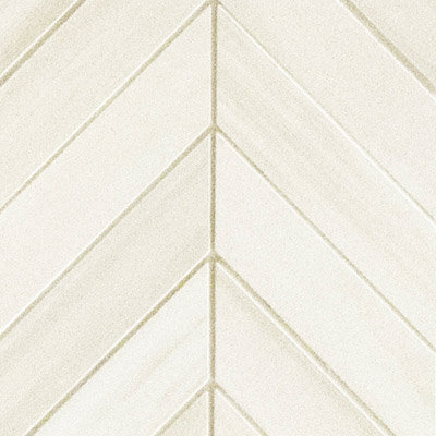 Bianco 12" x 15" Matte Porcelain Chevron Mosaic Tile