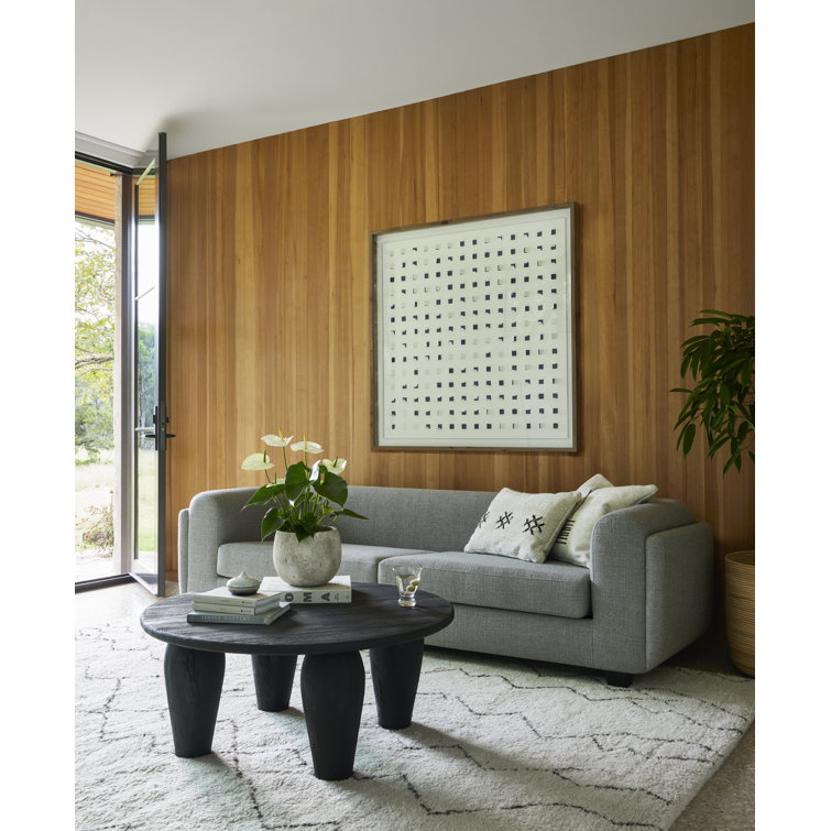 Arwen Taza Black Wool-Cotton Hand-Knotted 8' x 10' Rug