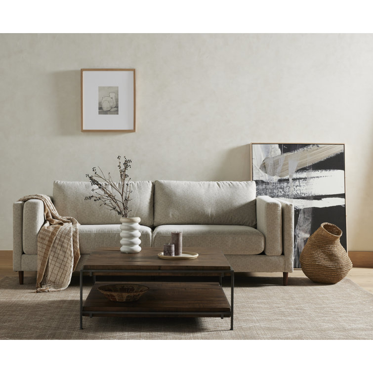Gray Hand-Knotted Wool and Cotton Moroccan 8' x 10' Rug