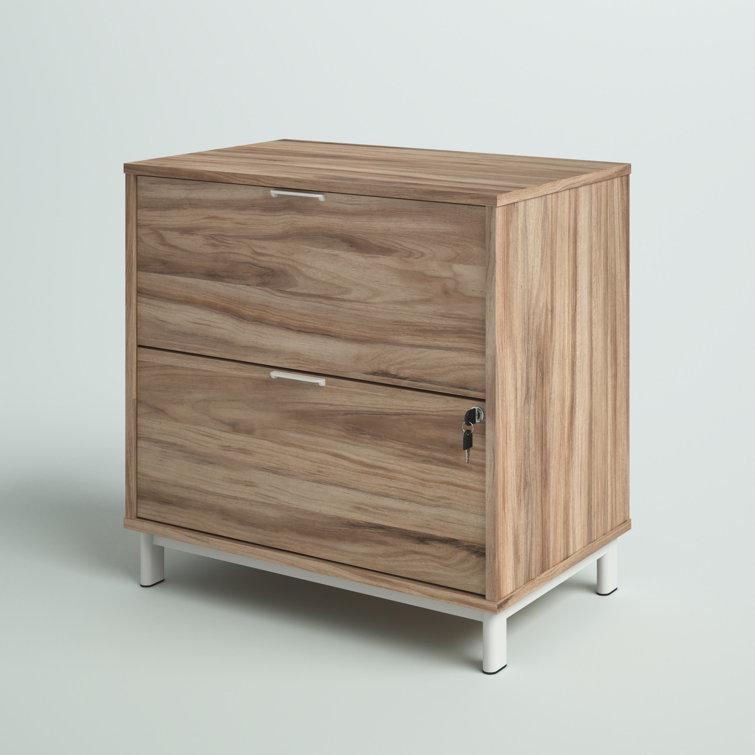Kiln Acacia 2-Drawer Lockable Lateral File Cabinet