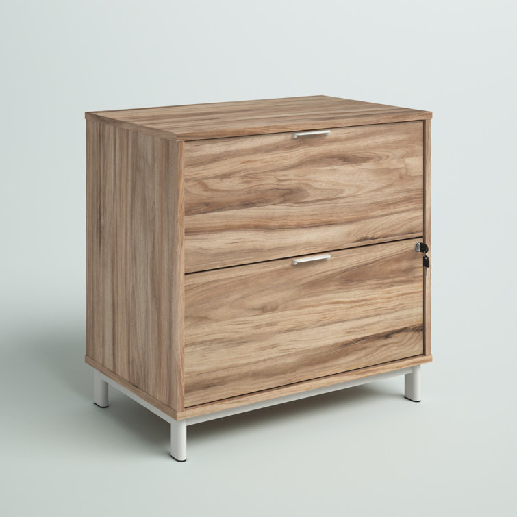 Kiln Acacia 2-Drawer Lockable Lateral File Cabinet