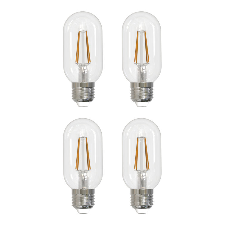 Pack of 4 Clear Dimmable LED Filament Bulbs