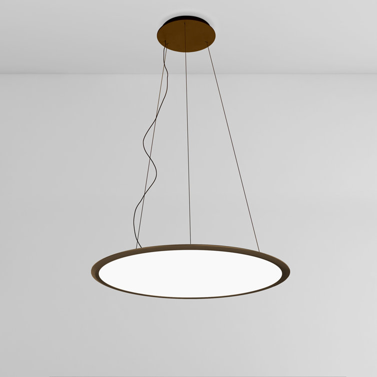 Discovery Geometric Bronze Aluminum LED Pendant Light