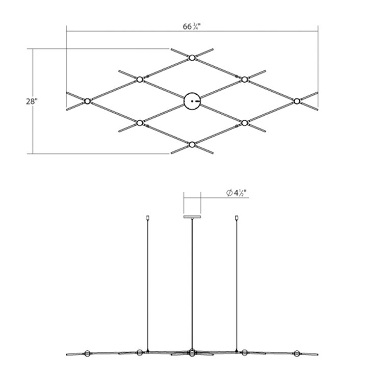 Aquarius Satin Nickel 9-Light LED Tiered Chandelier with Clear Facets