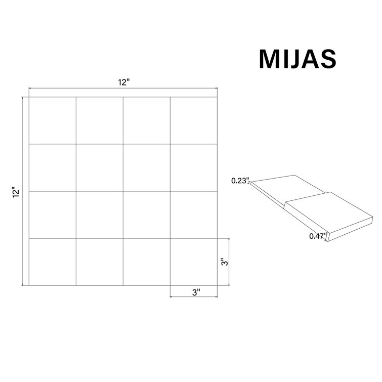 Steel Gray 12" x 12" Peel-and-Stick Metal Mosaic Wall Tile