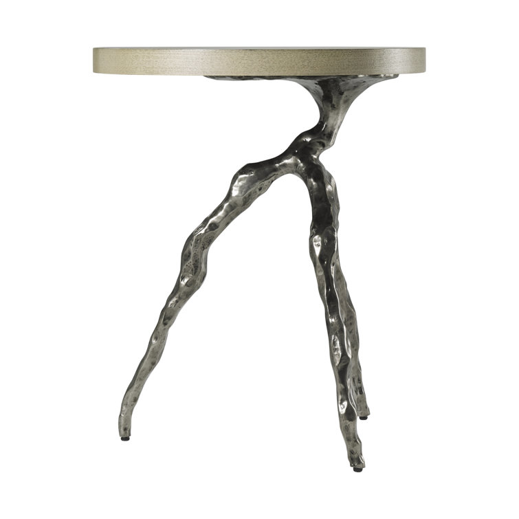 Catalina Dune Wood and Metal Branch Accent Table
