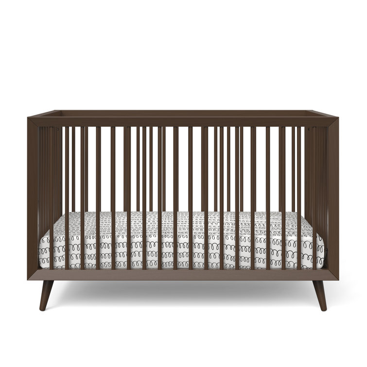 Cranbrook Toasted Chestnut Pine Wood Convertible Crib