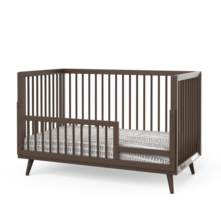 Cranbrook Toasted Chestnut Pine Wood Convertible Crib