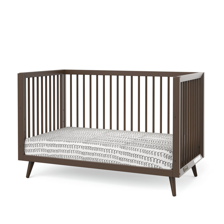 Cranbrook Toasted Chestnut Pine Wood Convertible Crib