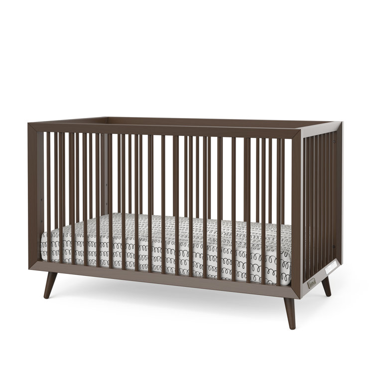Cranbrook Toasted Chestnut Pine Wood Convertible Crib