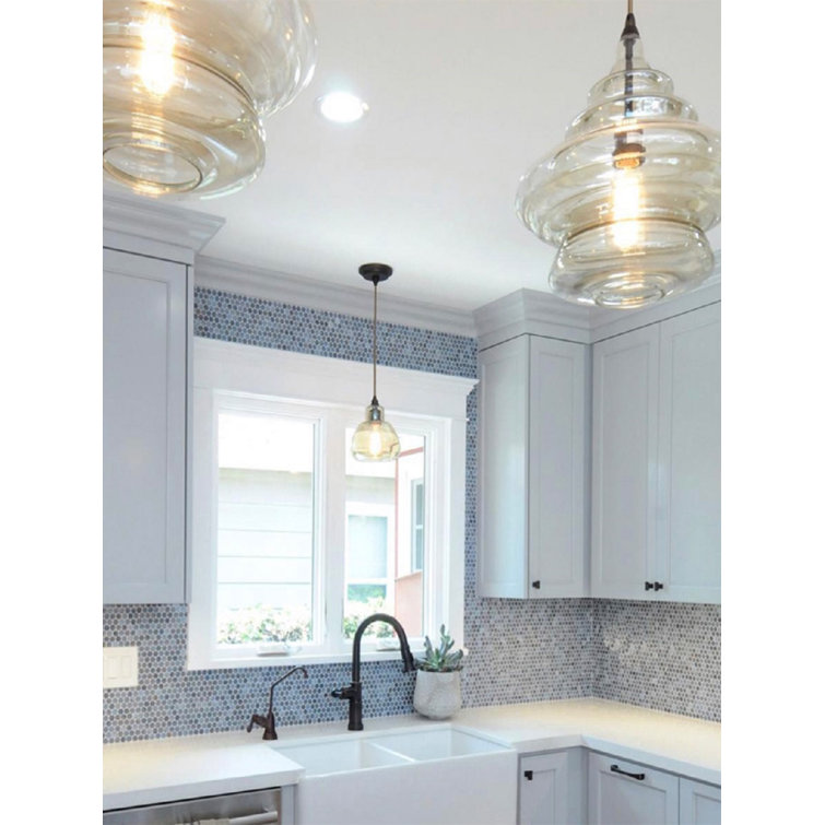 12" x 12" Mixed Gray Glass Penny Round Mosaic Tile