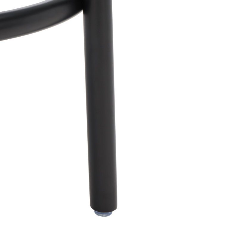 Forest Green Velvet and Black Metal Counter Stool