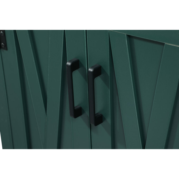 Slayton 32'' Green Oak Freestanding Single Bathroom Vanity