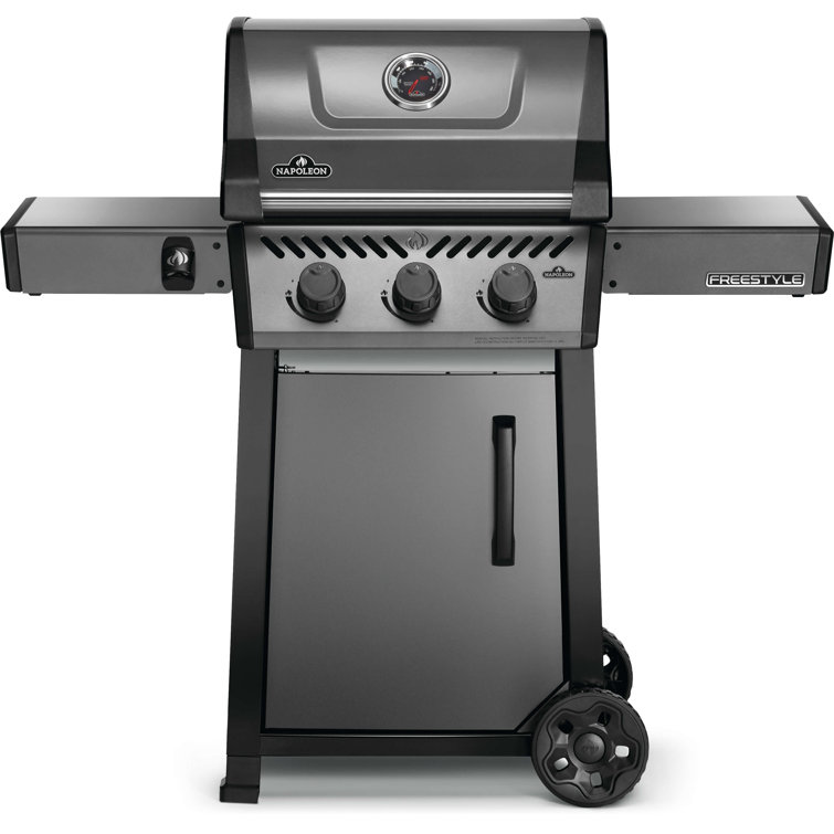 Napoleon Freestyle 365 Graphite Grey Propane Gas Grill with Stainless Steel Burners