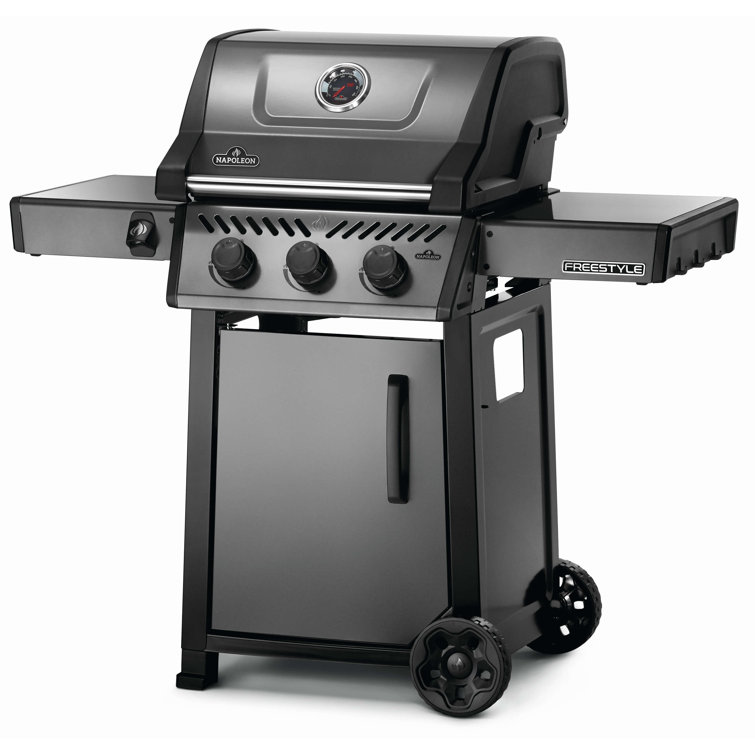 Napoleon Freestyle 365 Graphite Grey Propane Gas Grill with Stainless Steel Burners