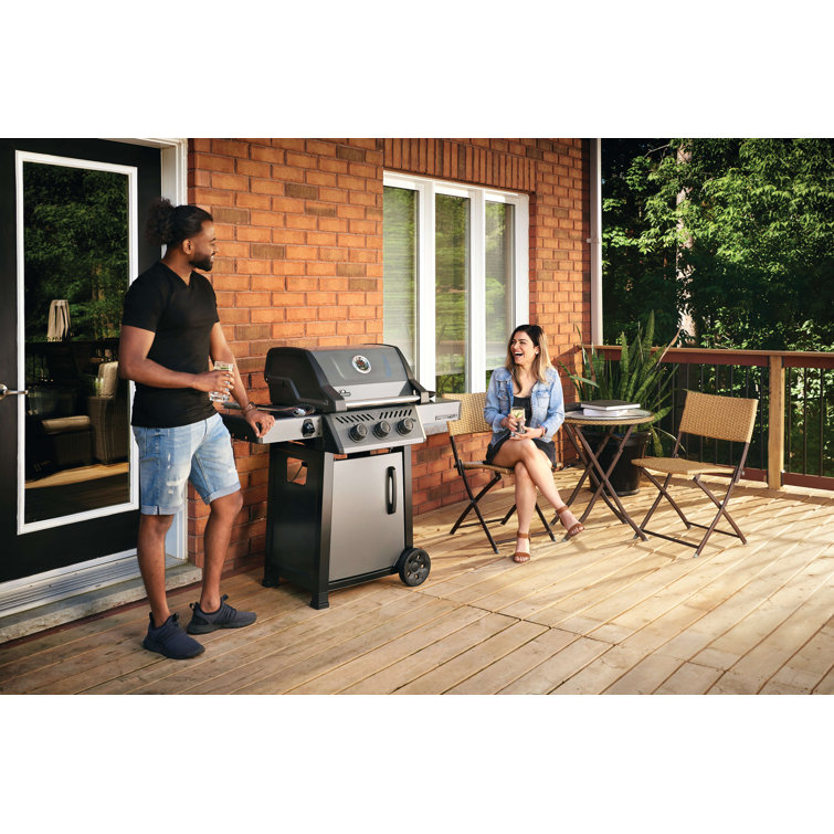 Napoleon Freestyle 365 Graphite Grey Propane Gas Grill with Stainless Steel Burners
