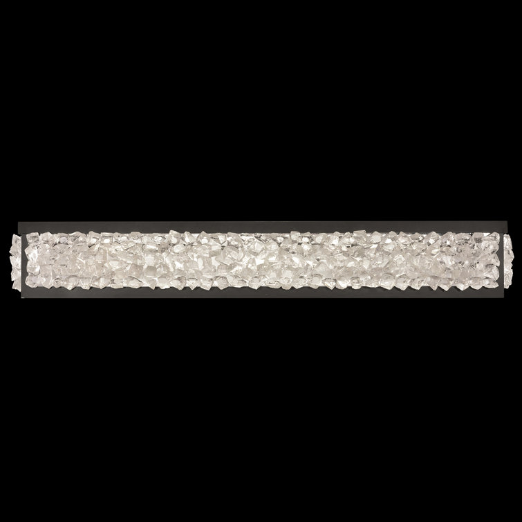 Arctic Halo Black LED Crystal Bath Bar