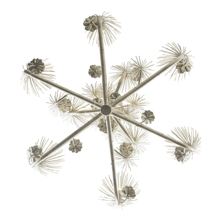 Pinion Zen Gold 9-Light Hand-Forged Tiered Chandelier