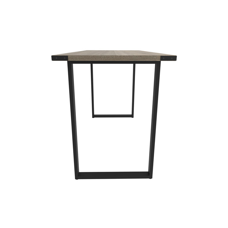 Sleek Sand Dune 48" Metal Steel Rectangular Office Table Desk