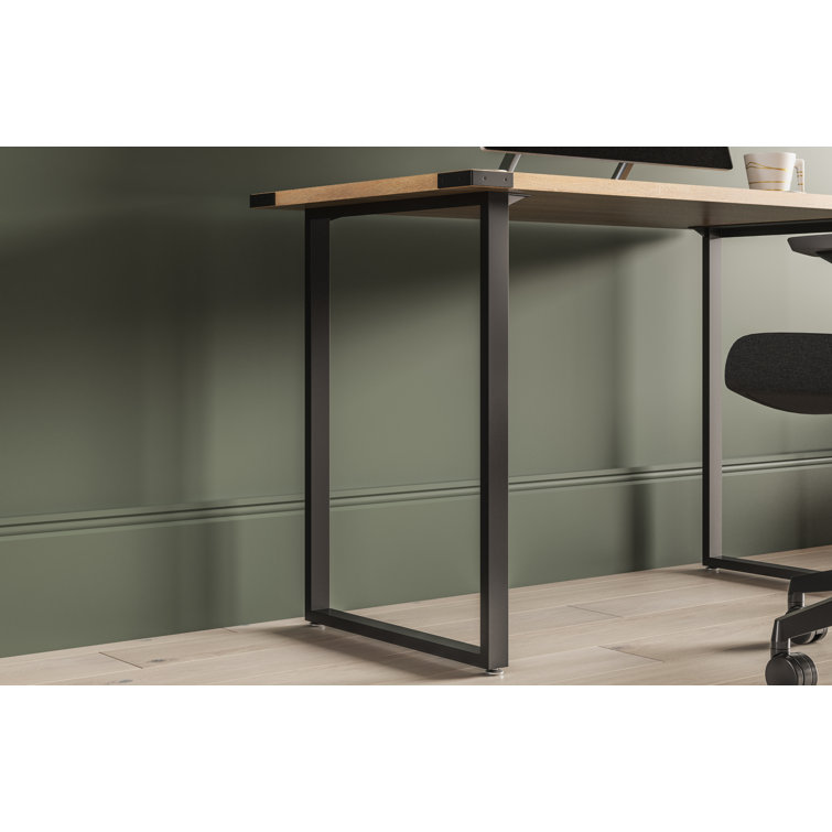 Sleek Sand Dune 48" Metal Steel Rectangular Office Table Desk