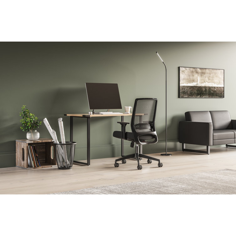Sleek Sand Dune 48" Metal Steel Rectangular Office Table Desk